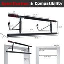 Pull-up Bar for Doorway No Screw for Foldable Strength Training by LJGDeals