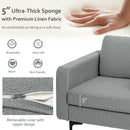 Modern Accent Armchair with Side Storage Pocket by DirectDeals