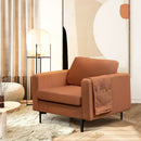 Modern Accent Armchair with Side Storage Pocket by LJGDeals