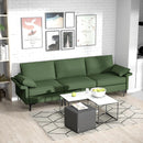 Large 3-Seat Sofa Sectional with Metal Legs for 3-4 people by LJGDeals