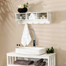 Wall Mount Cubby Organizer Hooks Entryway Storage Shelf by LJGDeals