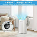 9000BTU 3-in-1 Portable Air Conditioner with Remote-White by LJGDeals