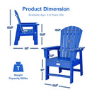 Patio Kids' Adirondack Chair with Ergonomic Backrest by LJGDeals