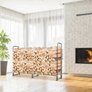 4 Feet/5 Feet/6 Feet/8 Feet Firewood Storage Log Rack by LJGDeals