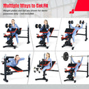 Adjustable Olympic Weight Bench for Full-body Workout and Strength Training by LJGDeals