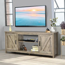 59 Inches TV Stand Media Console Center with Storage Cabinet-Natural by LJGDeals
