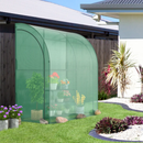7 x 3.5 x 7 Feet Lean-to Greenhouse with Flower Rack by LJGDeals