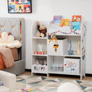 Wooden Children Storage Cabinet with Storage Bins by LJGDeals