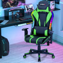 Gaming Chair Adjustable Swivel Computer Chair with Dynamic LED Lights by LJGDeals
