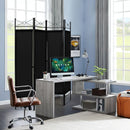 6 Feet 4-Panel Folding Freestanding Room Divider by LJGDeals