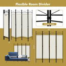 6 Feet 4-Panel Folding Freestanding Room Divider by LJGDeals