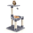 Multi-level Cat Tree with Scratching Posts and Cat Hammock by LJGDeals