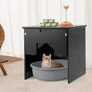 Cat Litter Box Enclosure with Flip Magnetic Half Door by LJGDeals