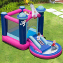 3-in-1 Inflatable Space-themed Bounce House with 480W Blower by LJGDeals