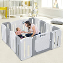 14 Panels Kids Safety Activity Play Center with Drawing Board by LJGDeals