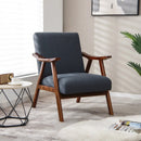 Modern Accent Chair Leisure Armchair with Felt Pads by DirectDeals