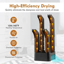 Prevent Odor Mold & Bacteria 4 Shoe Electric Dryer with Timer by LJGDeals