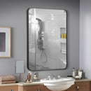 Metal Framed Bathroom Mirror with Rounded Corners by LJGDeals