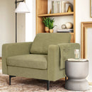 Modern Accent Armchair with Side Storage Pocket by LJGDeals