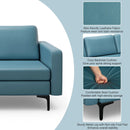 3-Seat Sectional Sofa Couch with Armrest Magazine Pocket and Metal Leg by LJGDeals