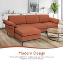 Extra Large Modular L-shaped Sectional Sofa with Reversible Chaise for 4-5 People by LJGDeals