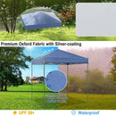 6.6 x 6.6 Feet Outdoor Pop-up Canopy Tent with UPF 50+ Sun Protection by LJGDeals