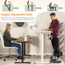 Electric Standing Desk Adjustable Stand up Computer Desk Anti-collision by LJGDeals