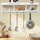 Wall Mount Cubby Organizer Hooks Entryway Storage Shelf by LJGDeals