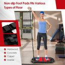Push up Board Set Folding Push up Stand with Elastic String Pilate Bar Bag-Black by LJGDeals