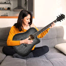 41 Inch Full Size Cutaway Acoustic Guitar Set for Beginner by LJGDeals
