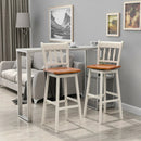 30.5 Inches Set of 2 Swivel Bar Stools with 360¬∞ Swiveling by LJGDeals