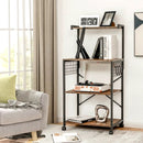 4-Tier Kitchen Baker’s Rack on Wheels by DirectDeals