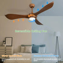 52 Inch Ceiling Fan with Light Reversible DC Motor by LJGDeals