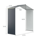 Outdoor Storage Shed Extension Kit for 7 Feet Shed Width by LJGDeals