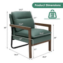Single Sofa Chair with Extra-Thick Padded Backrest and Seat Cushion by LJGDeals