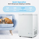 3.5/5 Cu.ft Compact Chest Freezer with Basket