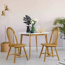 Set of 2 Vintage Windsor Wood Chair with Spindle Back for Dining Room by LJGDeals