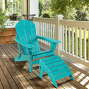 Adirondack Folding Ottoman with All Weather HDPE by LJGDeals