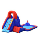5-in-1 Inflatable Water Slide with Climbing Wall by LJGDeals