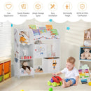Wooden Children Storage Cabinet with Storage Bins by DirectDeals