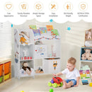 Wooden Children Storage Cabinet with Storage Bins by LJGDeals