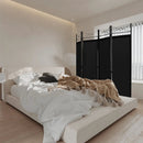 6 Feet 4-Panel Folding Freestanding Room Divider by DirectDeals