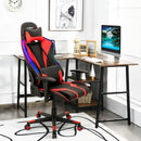 Gaming Chair Adjustable Swivel Computer Chair with Dynamic LED Lights by LJGDeals