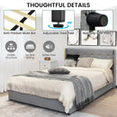 Bed Frame Mattress Foundation with 4 Storage Drawers by LJGDeals