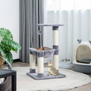 Multi-level Cat Tree with Scratching Posts and Cat Hammock by LJGDeals