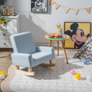 Kids Rocking Chair with Solid Wood Legs by LJGDeals