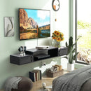 55 Inches Floating TV Stand with Power Outlet by LJGDeals