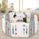 14 Panels Kids Safety Activity Play Center with Drawing Board by LJGDeals