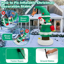 8 Feet Inflatable Christmas Tree with Santa Claus by LJGDeals