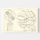 Vintage Map of the Smoky Hill Air Force Base Vicinity, 1951